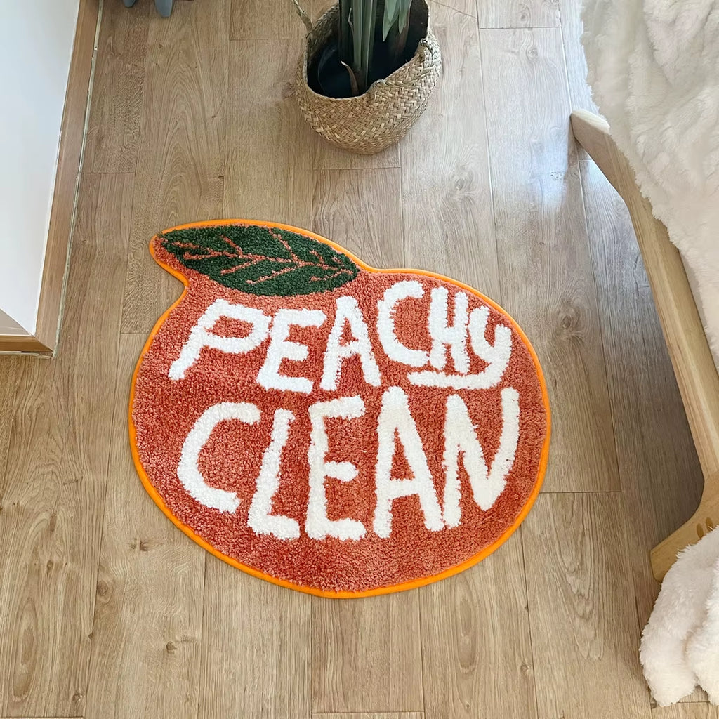 Transform your space with our adorable Peach Tufted Rug! Perfect for living rooms, bathrooms, and girls' bedrooms. Soft, non-slip, and super absorbent! 🛋️✨ #HomeDecor #RugLove