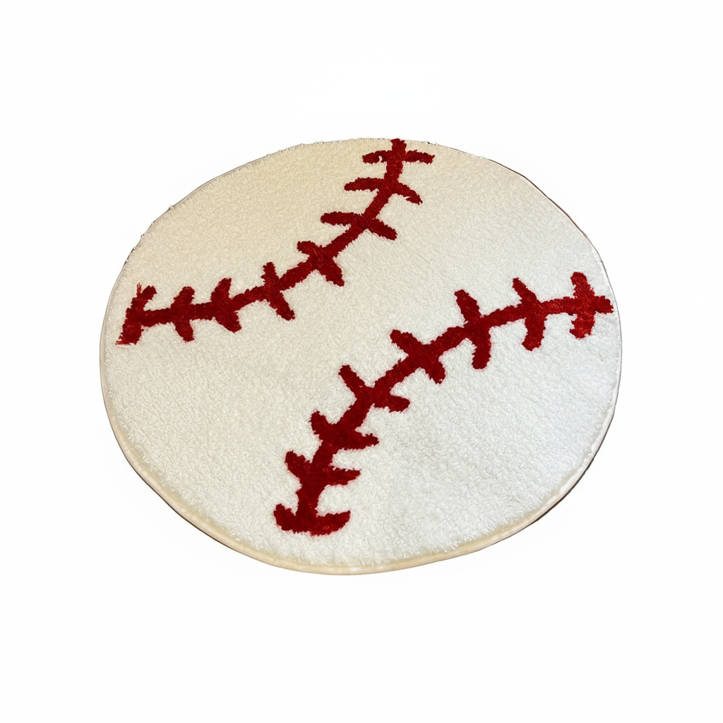 Baseball Stitch Rug