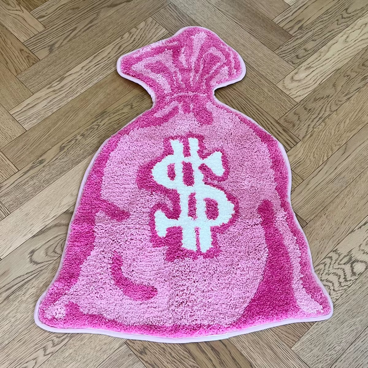 Transform your space with our adorable Wallet Shape Tufted Rug! 🌸 Perfect for a pink girl’s room, this handmade anti-slip carpet adds a trippy touch to any bedroom or living area. Elevate your home decor today! 🏡✨