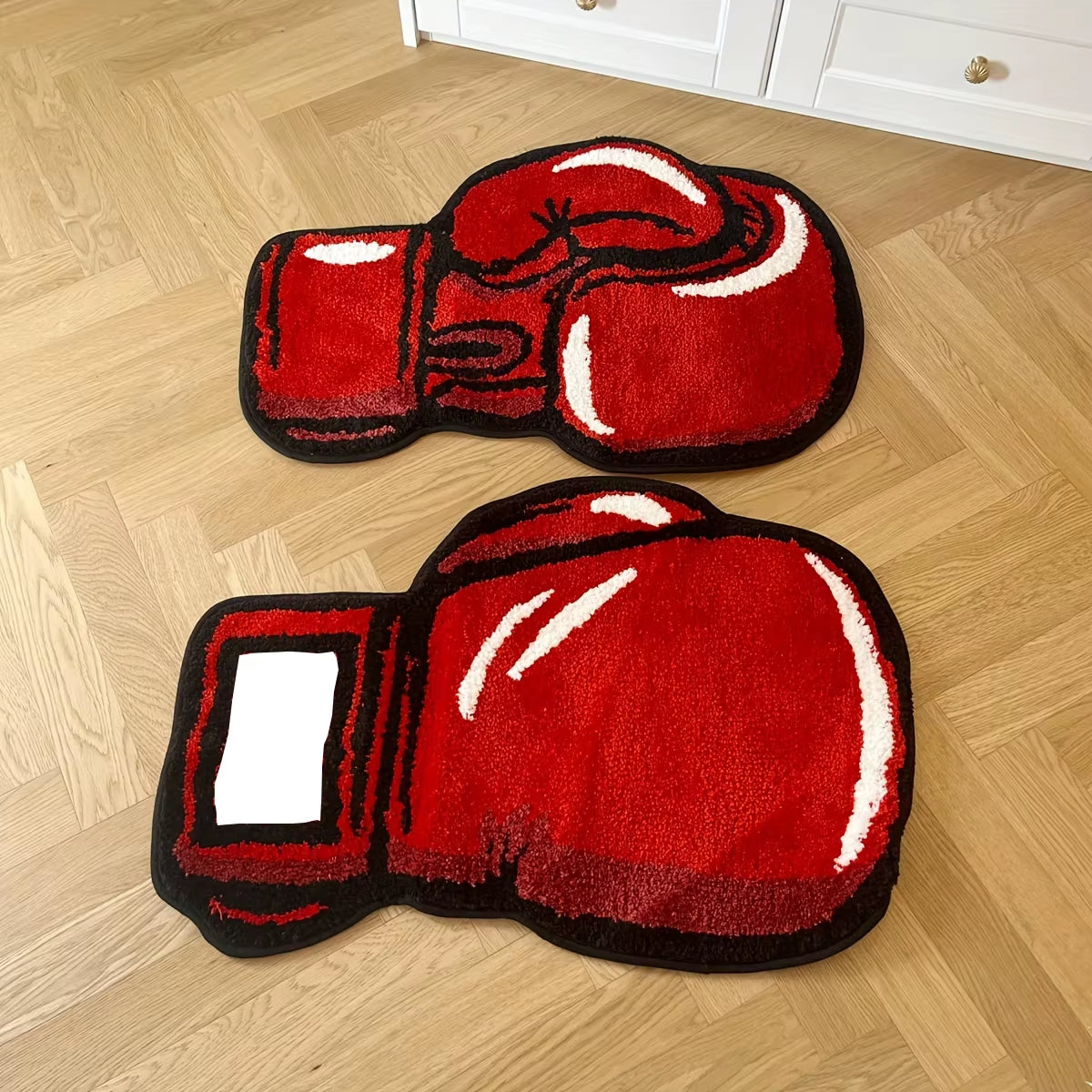 Stylish Boxing Gloves Tufted Rug - Perfect Indoor Gym Decor & Unique Gift for Any Room!