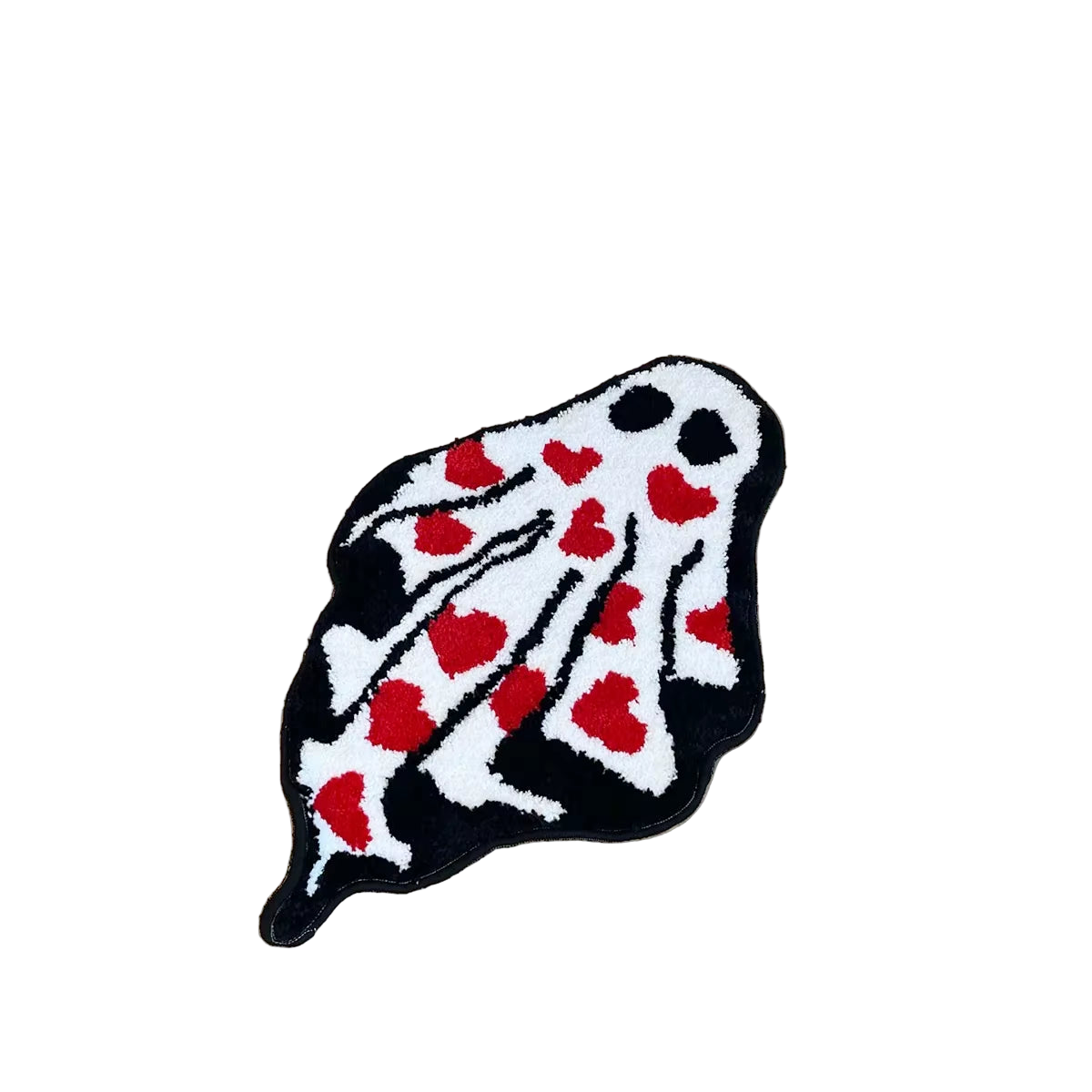 Tufted Heart Ghost Rug