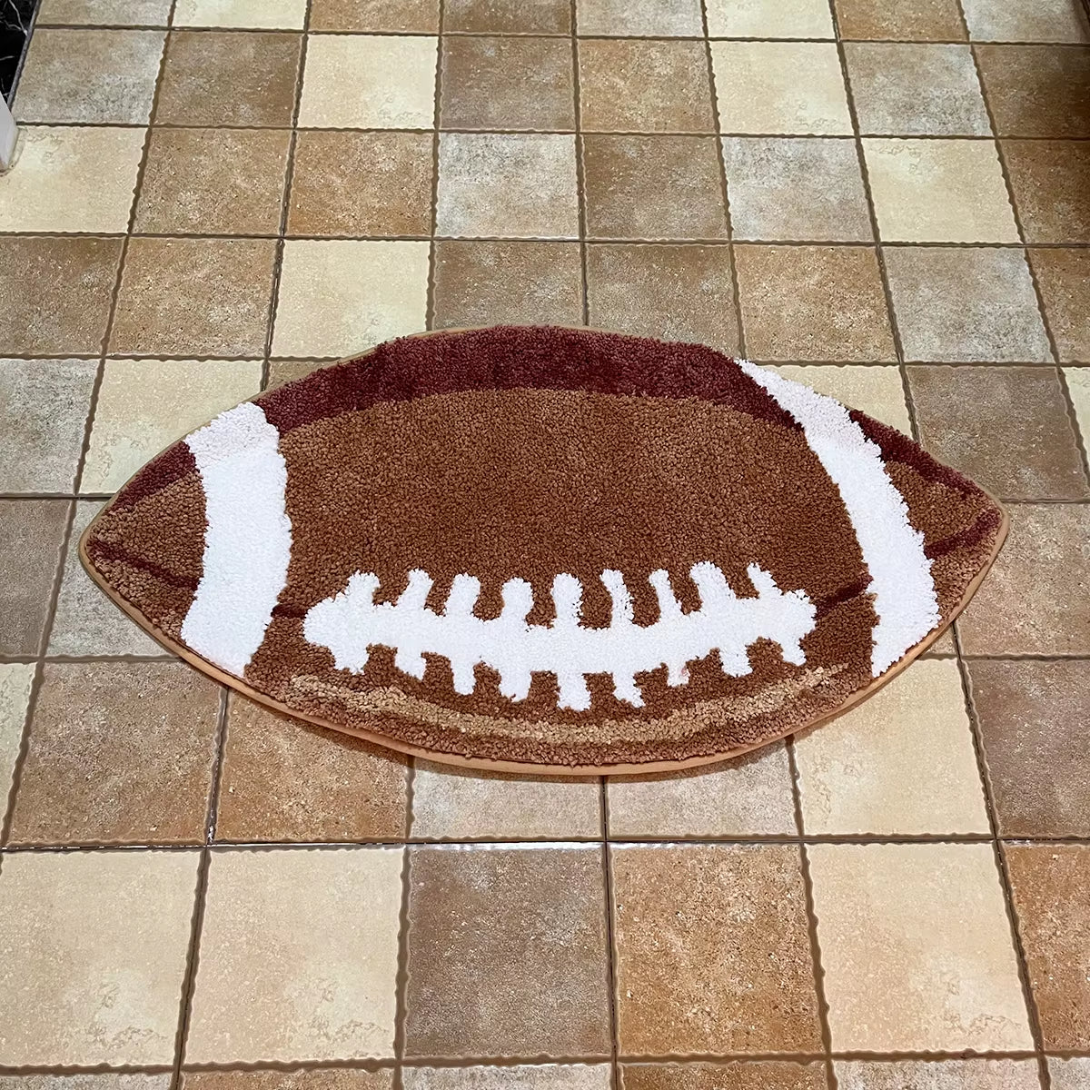 Transform your space with our cozy Football Tufted Rugs! Perfect for your bedroom, living room, or as a stylish doormat. Soft, fluffy, and oh-so-comfy! 🏈✨ #HomeDecor #RugLove