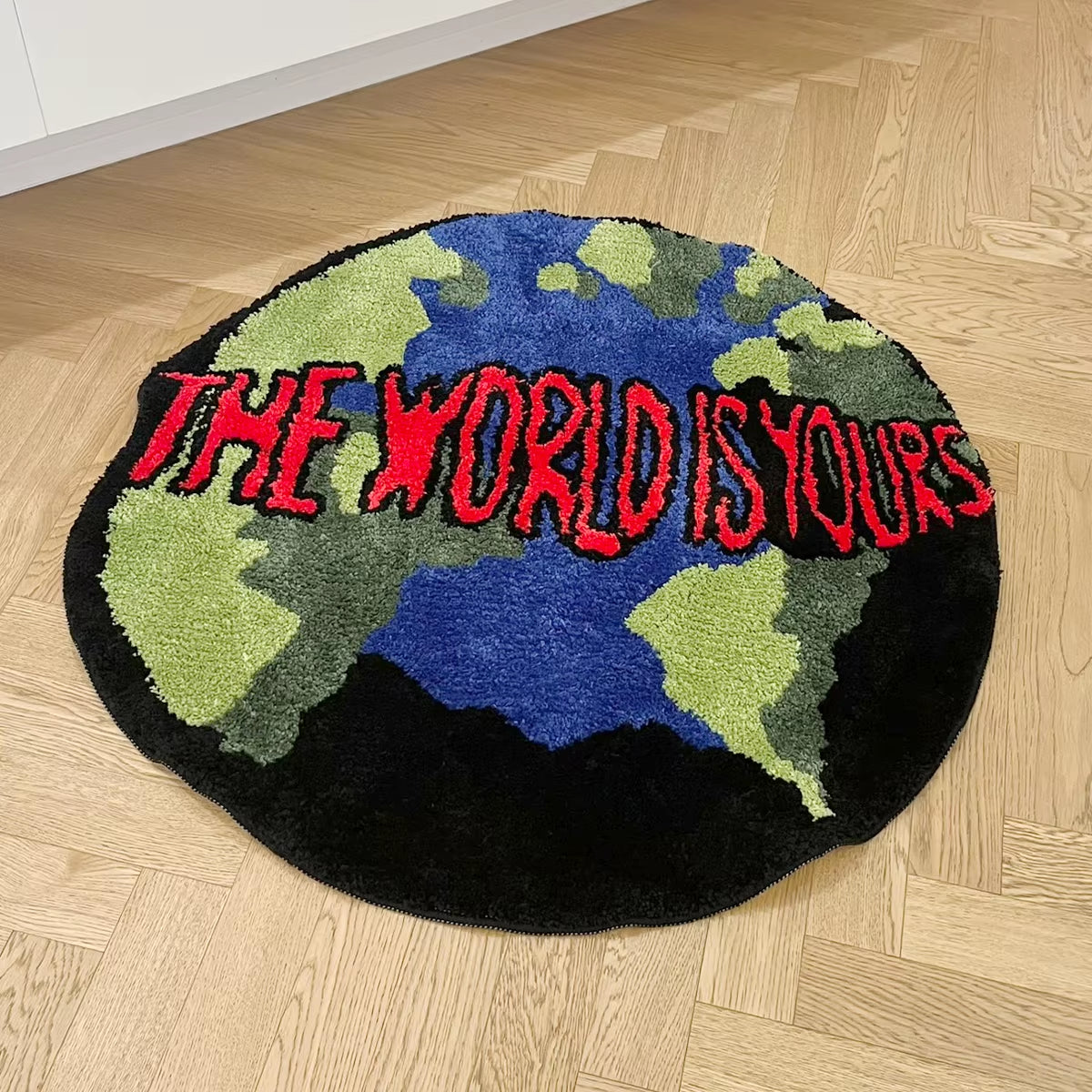 Transform your space with our cozy Earth Round Bath Mat! 🌍✨ Perfect for adding a touch of aesthetic charm to your bedroom or bathroom. Anti-slip, soft cushion for ultimate comfort! 🛁💖 #HomeDecor #CozyVibes