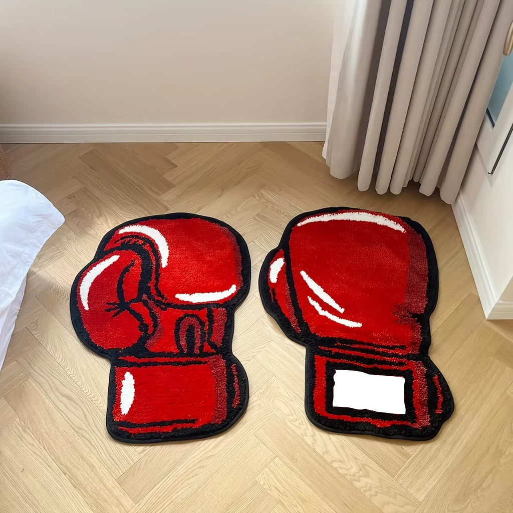 Stylish Boxing Gloves Tufted Rug - Perfect Indoor Gym Decor & Unique Gift for Any Room!