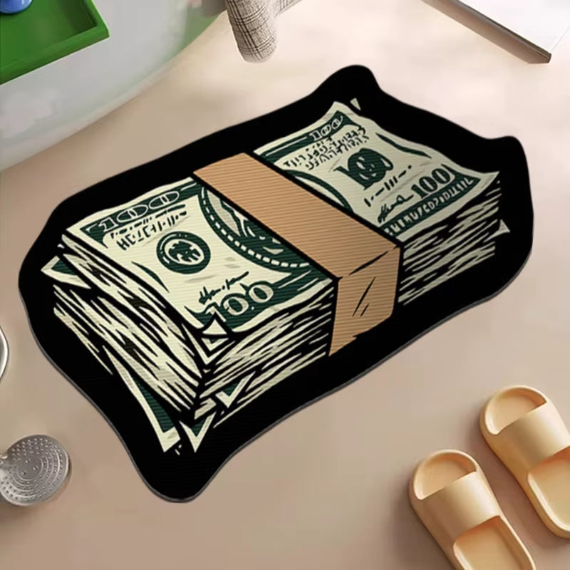 Transform your space with our quirky Money Shaped Carpet! 💵✨ Perfect for adding personality to your bedroom or any room! #HomeDecor #RugGoals