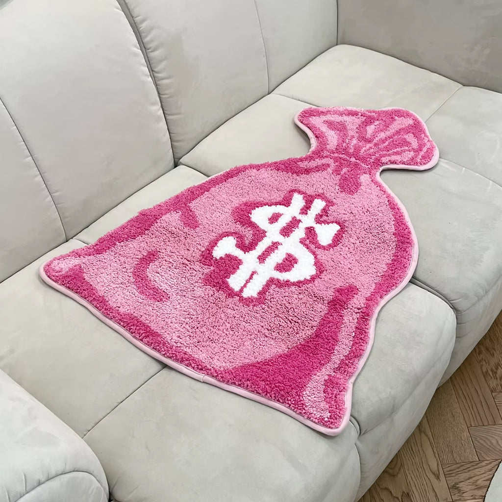 Transform your space with our adorable Wallet Shape Tufted Rug! 🌸 Perfect for a pink girl’s room, this handmade anti-slip carpet adds a trippy touch to any bedroom or living area. Elevate your home decor today! 🏡✨