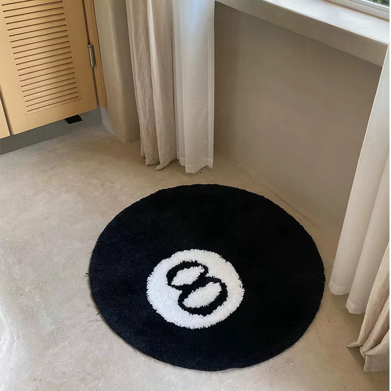 Spookify Your Space with Our Halloween 8 Ball Rug! Perfect for Home Decor & Gifting 🎃🖤 #HalloweenVibes #HomeDecor
