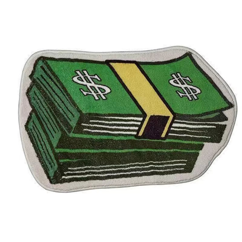 Transform your space with our quirky Money Shaped Carpet! 💵✨ Perfect for adding personality to your bedroom or any room! #HomeDecor #RugGoals