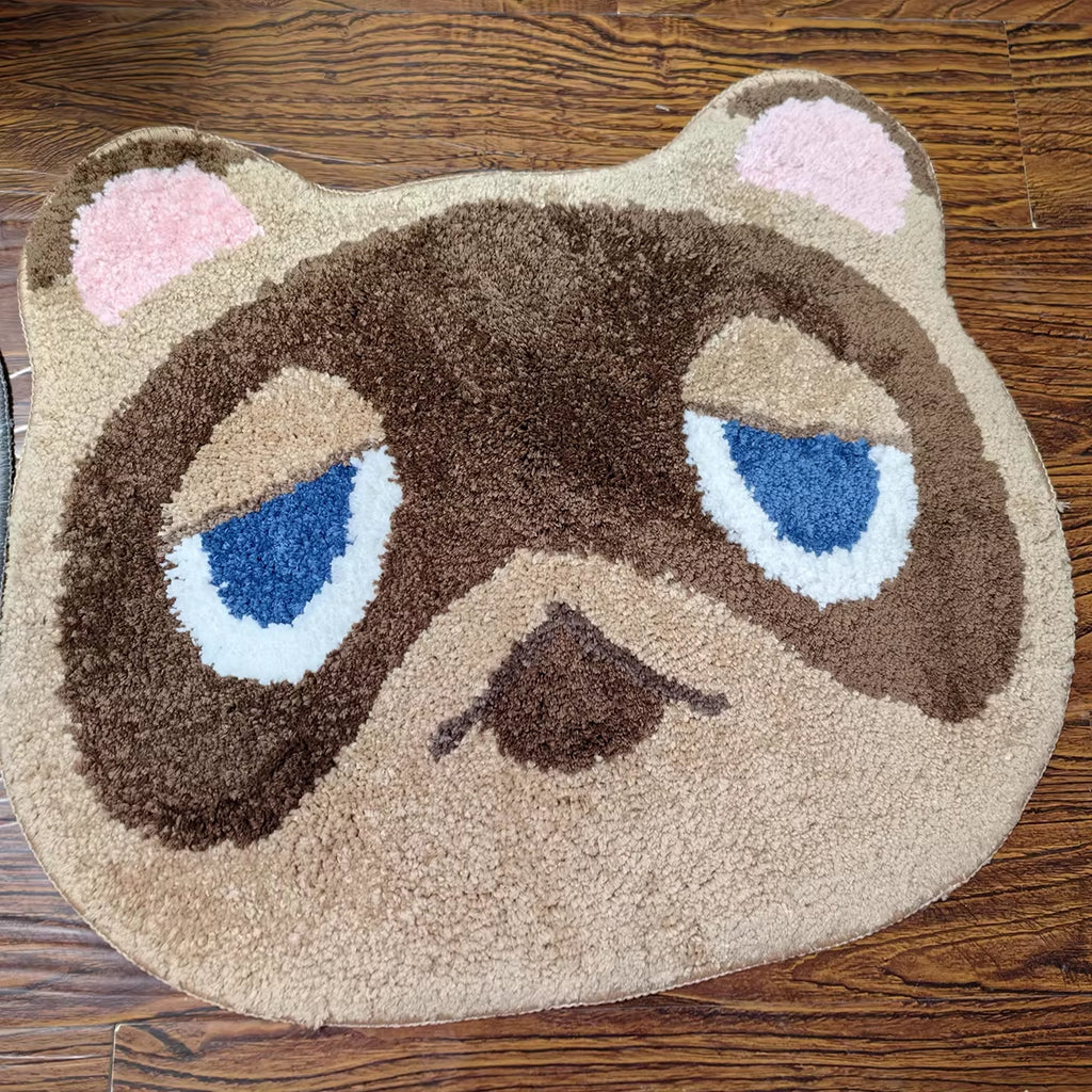 Snuggle Up with Our Adorable Kawaii Raccoon Dog Bath Mat – Perfect for Kids' Rooms and Play Areas! 🦝💖 #HomeDecor #KidsRoom #KawaiiStyle
