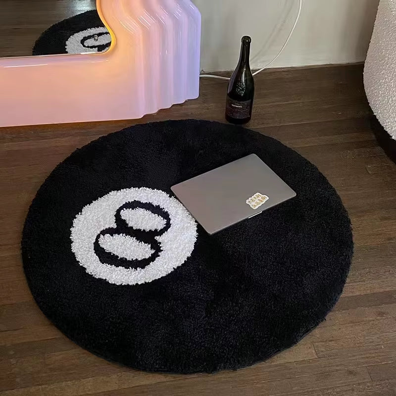 Spookify Your Space with Our Halloween 8 Ball Rug! Perfect for Home Decor & Gifting 🎃🖤 #HalloweenVibes #HomeDecor
