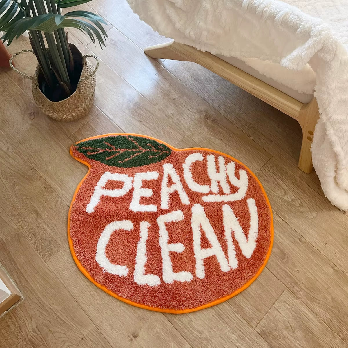 Transform your space with our adorable Peach Tufted Rug! Perfect for living rooms, bathrooms, and girls' bedrooms. Soft, non-slip, and super absorbent! 🛋️✨ #HomeDecor #RugLove