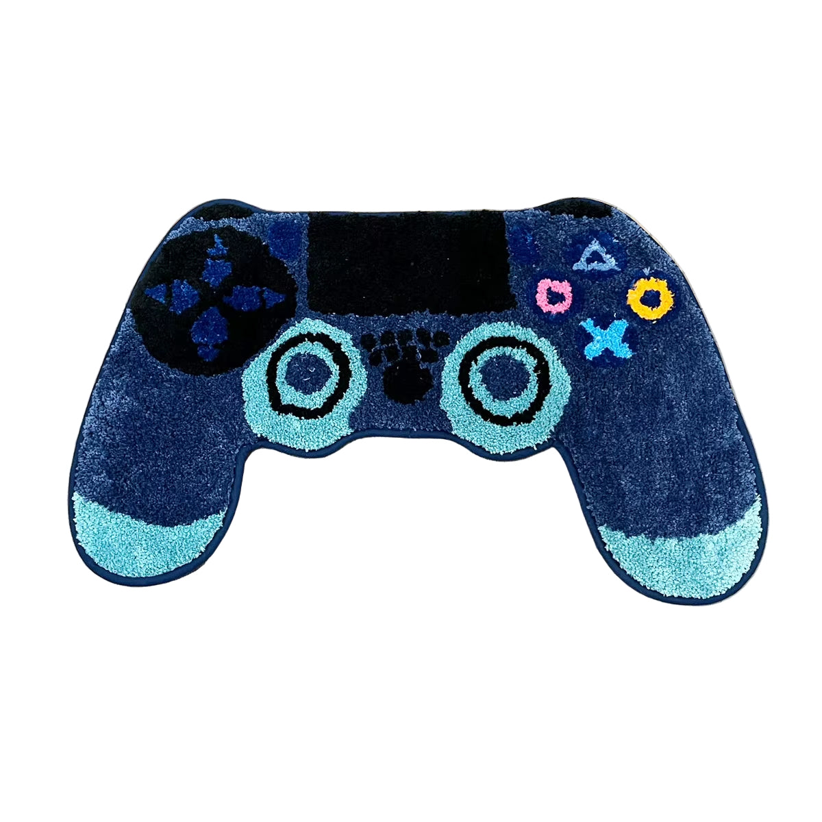 Gamer Controller Tufted Rug - Plush, Non-Slip Comfort for Game Rooms, Kids & Teens Bedroom Decor, Durable & Easy Care with Vibrant Colors