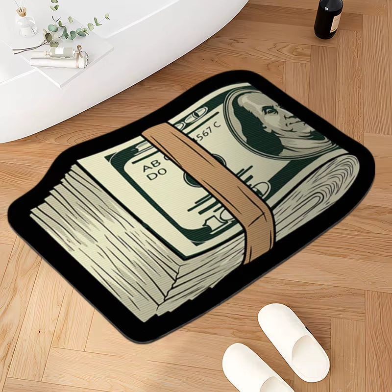 Transform your space with our quirky Money Shaped Carpet! 💵✨ Perfect for adding personality to your bedroom or any room! #HomeDecor #RugGoals