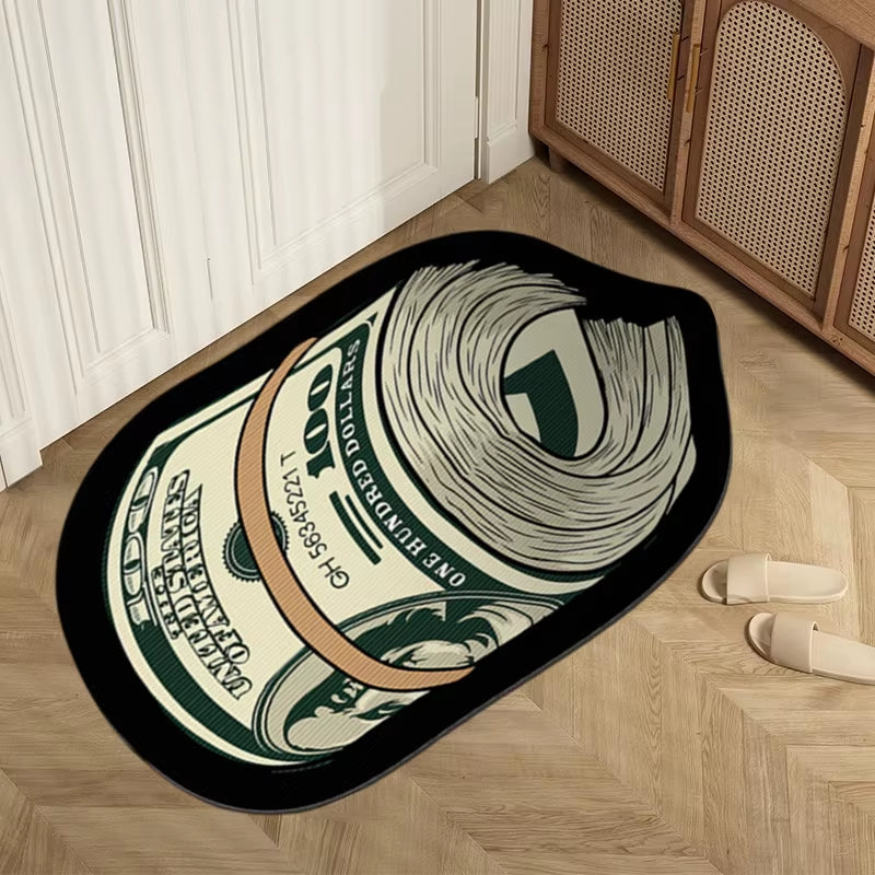 Transform your space with our quirky Money Shaped Carpet! 💵✨ Perfect for adding personality to your bedroom or any room! #HomeDecor #RugGoals