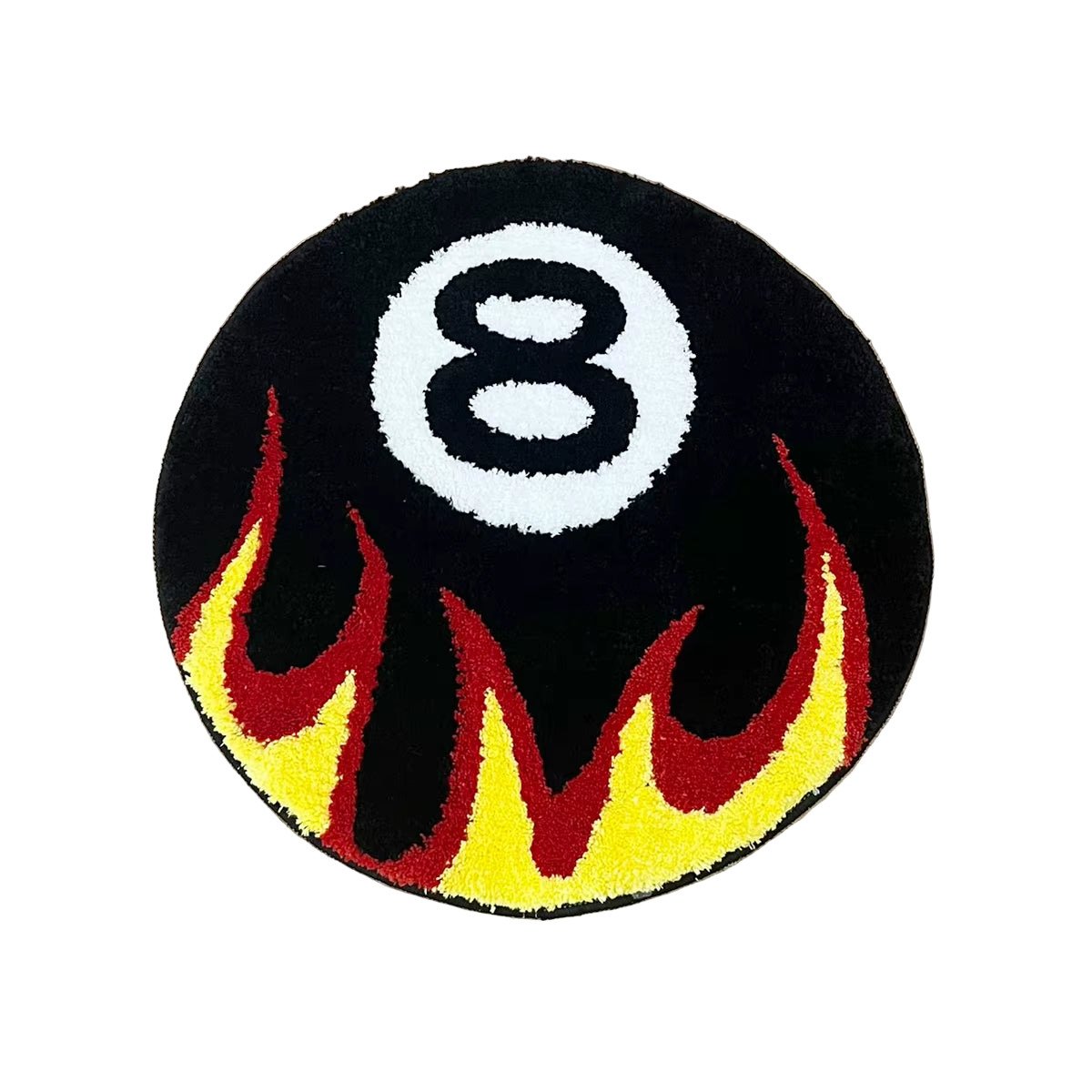 Fire Billiards No.8 Rug