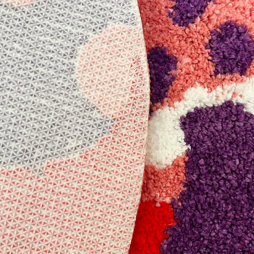 Transform your space with this stunning Red Psychedelic Mushrooms Rug! 🌈✨ Handmade, anti-slip, and perfect for adding a trippy touch to your bedroom or living room! 🛋️🍄 #HomeDecor #PsychedelicArt