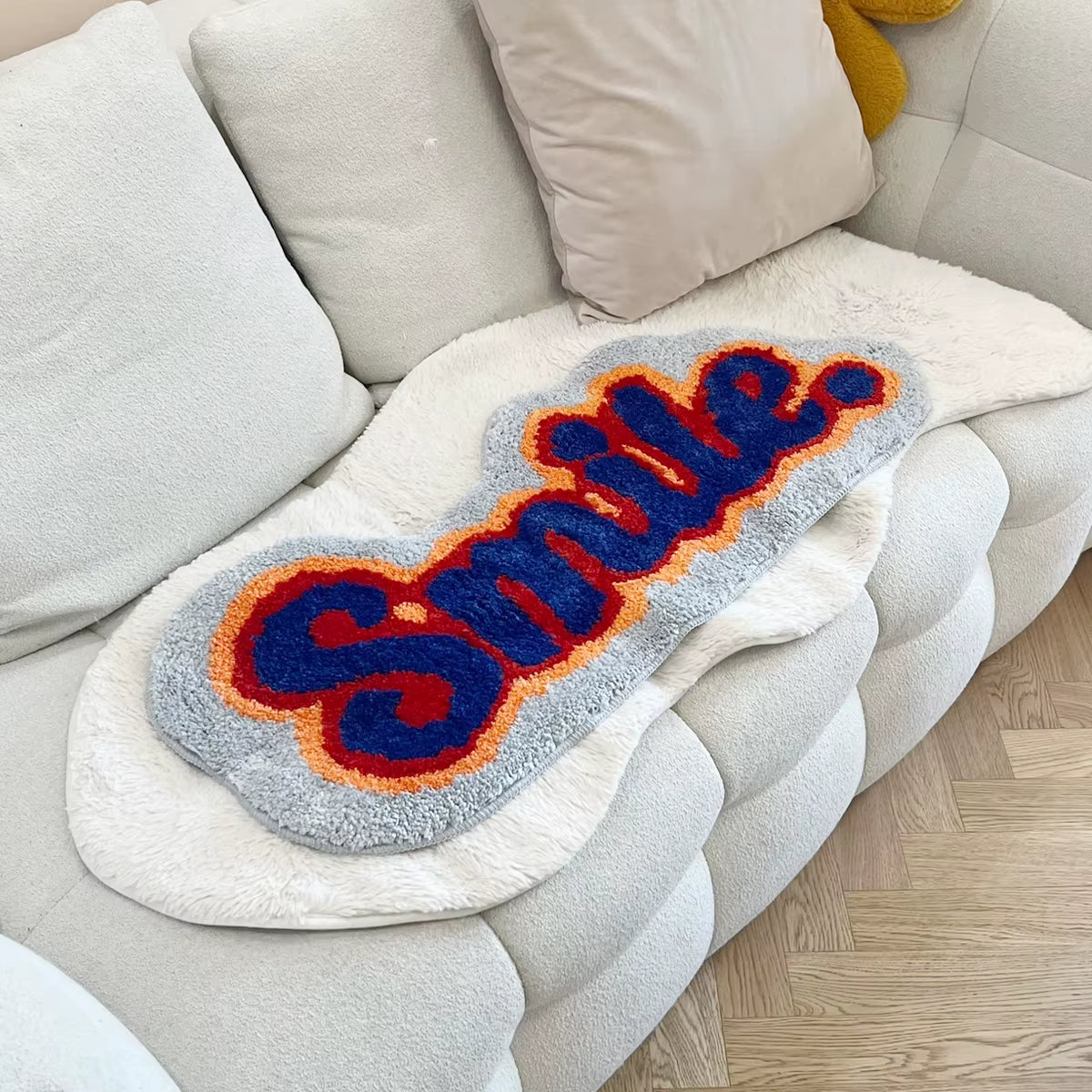 Transform your space with our Cozy Cloud Flocking Rug - the perfect plush addition for your bathroom or bedroom! 🌥️✨ #HomeDecor #AestheticVibes