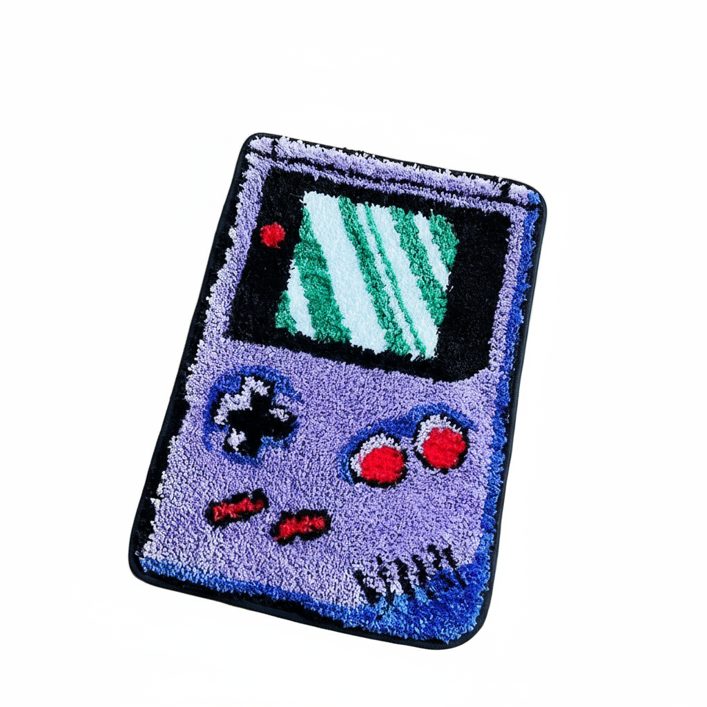 Purple Gaming Console Rug