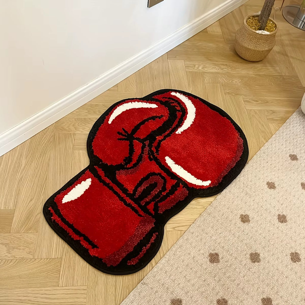 Stylish Boxing Gloves Tufted Rug - Perfect Indoor Gym Decor & Unique Gift for Any Room!