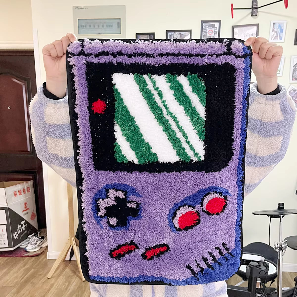 Transform your space with our adorable Purple Games Console Rug! Perfect for adding a touch of nostalgia and fun to your home. 🕹️💜 #HomeDecor #AestheticVibes #ChildhoodMemories